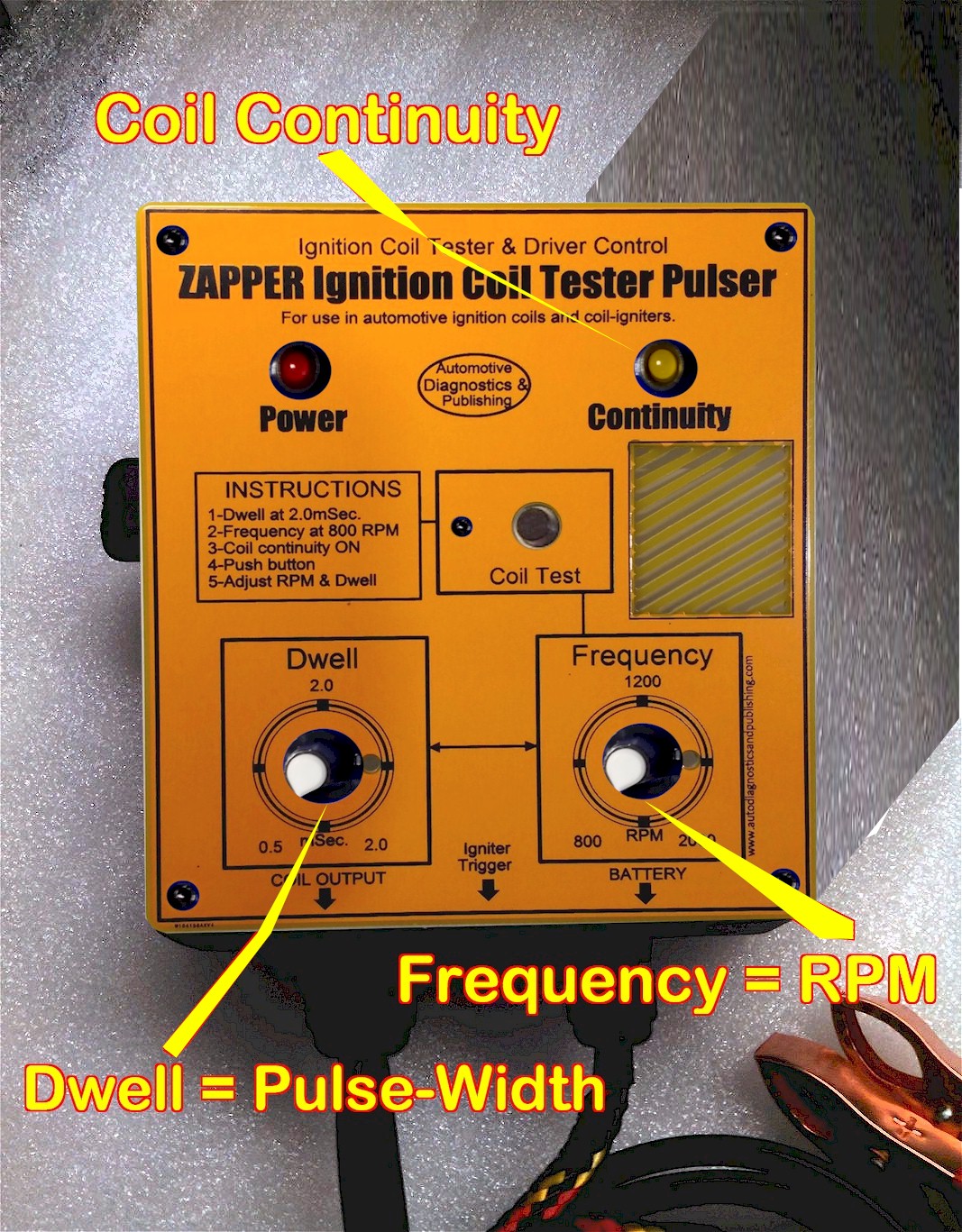 Ignition Coil Pulser Tester